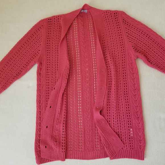 Milan Kiss Open Stich Cardigan Women Size L - Picture 11 of 15